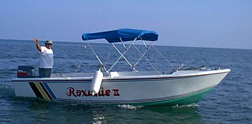 Severo with his boat Roxanie II