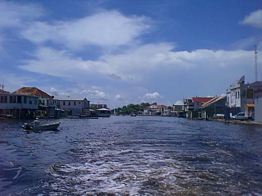 Leaving Belize City