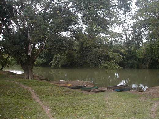 The Moho River in Toledo, Belize
