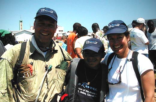 Eduardo Pop of Indian Creek, Toledo District, Belize, and Lisa Toth & Tim Truman of Indianapolis, Indiana, USA